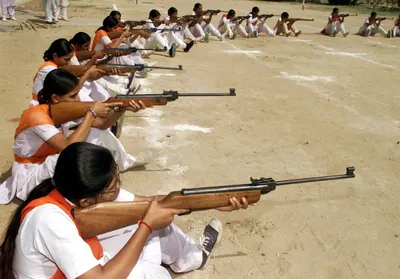 vhp members booked for carrying swords  air guns during procession in maharashtra