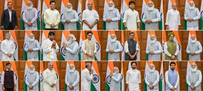 this photo tells you all you need to know about modi s new cabinet