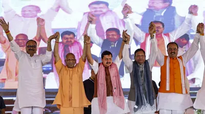 rattled by the furore over ram temple donations scam  bjp turns to communal rhetoric in poll bound up