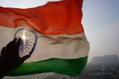 in photos  the national flag as a symbol for indians  rights