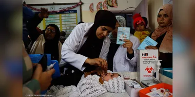 the poliovirus rides the gaza war