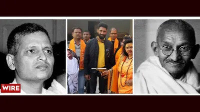 watch   75 years of mahatma gandhi s assassination  is nathuram godse a  patriot  in new india 