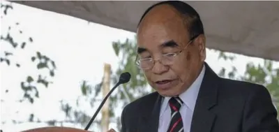  financially strained   mizoram cm brings up myanmar refugee crisis in meeting with pm