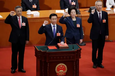 china elects new economic team as president xi kicks off second term