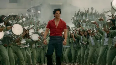 in jawan  shah rukh khan makes asking serious questions look sexy