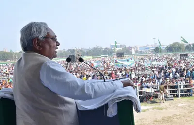 how nitish kumar remained a politician in firm control of his image