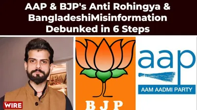 watch  debunking misinformation peddled by aap  bjp on rohingya and bangladeshis