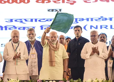 modi  modi everywhere  at car dealerships  jan aushadhis  rail tickets  petrol pumps…