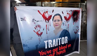 as manipur gets new government  kukis angered by nemcha kipgen taking oath as deputy cm