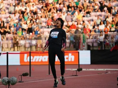 neeraj chopra scripts history  becomes first indian to win diamond league