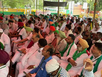 farmers and politicians unite at kisan sansad  support symbolic no confidence motion