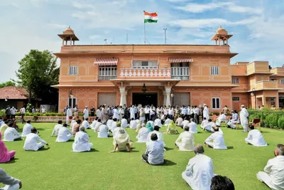 on the back foot after hc judgment  ashok gehlot raises pitch for floor test