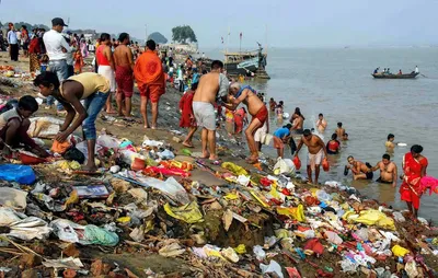 ganga may still be dirty  but the modi govt spent crores advertising its cleaning