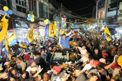 first campaign  kejriwal pushes bjp on backfoot  says shah will become pm as modi turns 75 next year