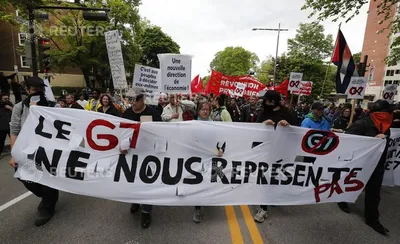 g7 leaders meet amidst risk of a global trade war