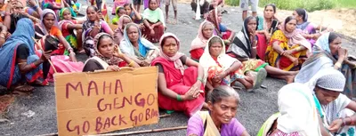 thousands hold ‘coal satyagraha’ in chhattisgarh  say public hearing was staged