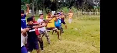 assam police files fir against bajrang dal for conducting arms training in school