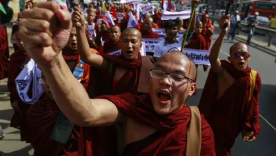review  why buddhists are violent