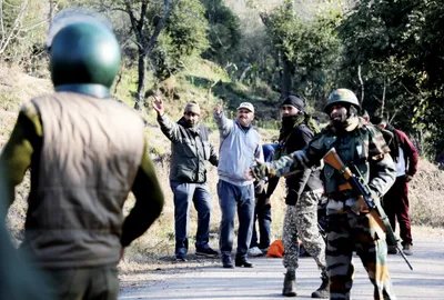 jammu  child killed  four injured in blast in same village as militant firing a day before