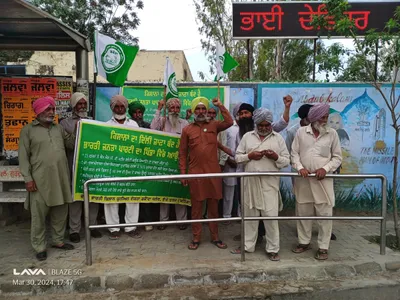 in punjab  farmers put up posters saying the bjp can t enter their villages