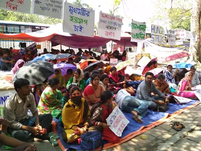 bengal  aspiring teachers demand transparency as hunger strike enters day 27