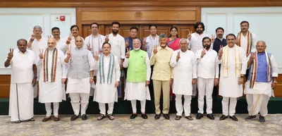 bjp’s distance from the northeast grows wider as it only calls nda members who have won in 2024