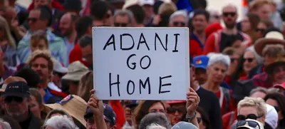 adani owned coal mine a flashpoint for australian election