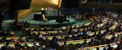 un chief warns leaders of  increasingly chaotic  world order