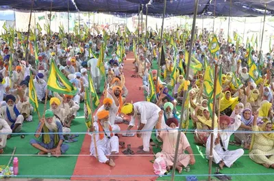 far away from media attention  rural punjab keeps farmers  protest alive