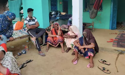 up police locked us up  didn t allow us to see body  cremated her at 3 am  hathras victim s family