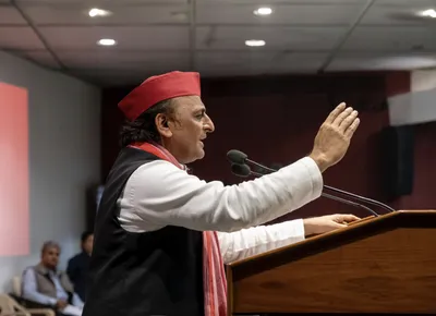  ec is dead   amid rise in voter turnout  akhilesh yadav alleges bogus voting in milkipur bypoll