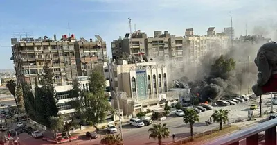 syria  alleged israeli airstrike hits iran embassy building in damascus  5 killed