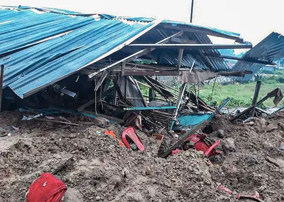 arunachal pradesh  family of 4 buried alive in landslide after rains