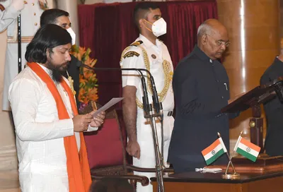 following controversy  mha website skips nisith pramanik s educational qualification