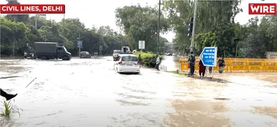 watch  delhi s civil lives inundated as yamuna swells