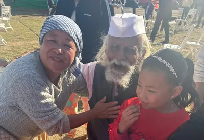 faces of the bharat jodo nyay yatra  lawyer from mumbai  90 year old from mp