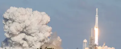 spacex s falcon heavy  the world s most powerful rocket  soars in debut test launch