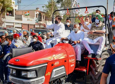 punjab  farmers’ bodies unimpressed by rahul gandhi’s show of support