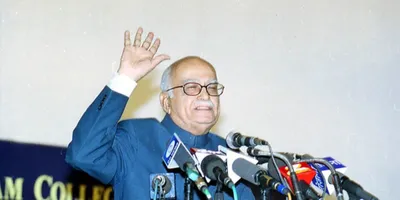 an advani honoured  the republic diminished