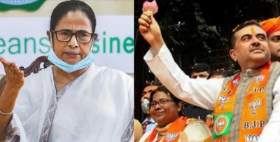 west bengal  it’s mamata banerjee versus suvendu adhikari in nandigram