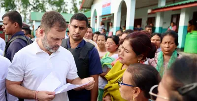 rahul gandhi and manipur  the politics not of transaction but of love