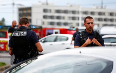 one dead  nine wounded in france after suspected knife attack