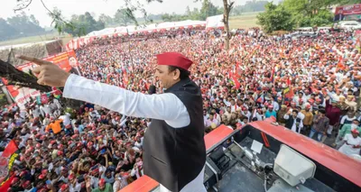 fact check  fake poster claims akhilesh yadav said sp will build 2 000 mosques