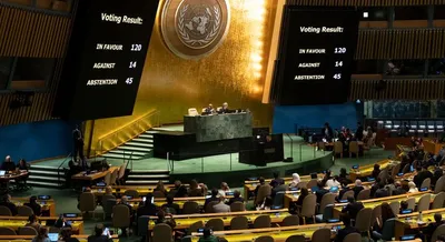 india refuses to back landslide un general assembly call for humanitarian truce in gaza