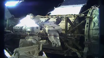 christina koch  jessica meir accomplish first ever all woman spacewalk