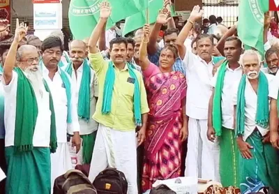 madhya pradesh police detains tamil nadu farmers en route to delhi over cauvery water dispute