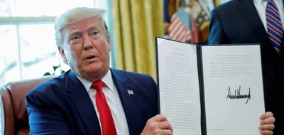 donald trump imposes fresh sanctions on iran s supreme leader  top officials