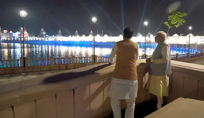 mp  as first phase of mahakal lok corridor is inaugurated  bjp  congress scramble for credit