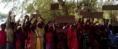  no road  no vote   two villages in varanasi decide to collectively boycott polls