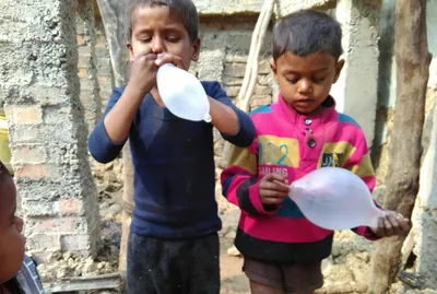 playing with balloons  or how to use a condom in the hinterland